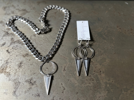 Trigon Concrete Necklace